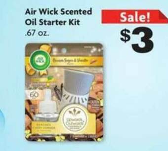 Family Dollar Air Wick Scented Oil Starter Kit offer