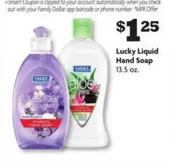 Family Dollar Lucky Liquid Hand Soap offer