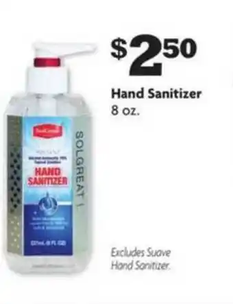 Family Dollar Hand Sanitizer offer