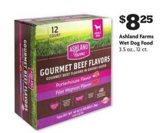 Family Dollar Ashland Farms Wet Dog Food offer