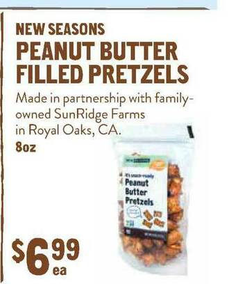 New Seasons Market New Seasons Peanut Butter Filled Pretzels offer