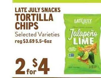New Seasons Market Late July Snacks Tortilla Chips offer
