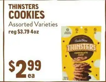 New Seasons Market Thinsters Cookies offer