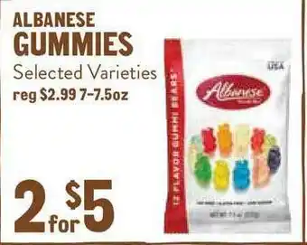 New Seasons Market Albanese Gummies offer