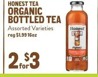 New Seasons Market Honest Tea Organic Bottled Tea offer