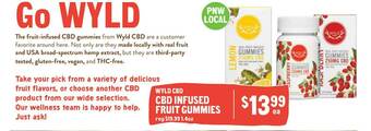 New Seasons Market WYLD CBD CBD Infused Fruit Gummies offer