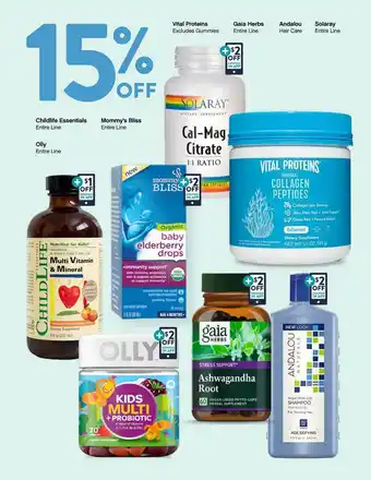 Plum Market Childlife Essentials Entire Line, Mommy's Bliss Entire Line Or Olly Entire Line 15% Off offer