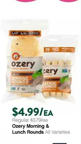 Plum Market Ozery Morning & Lunch Rounds offer