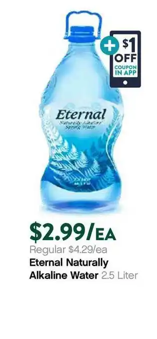 Eternal Naturally Alkaline Water