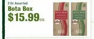Robert Fresh Market Bota Box offer