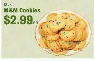 Robert Fresh Market M&M Cookies offer