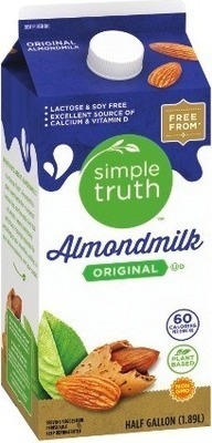 Kroger Simple truth almondmilk offer