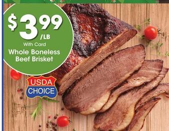 Kroger Whole boneless beef brisket offer