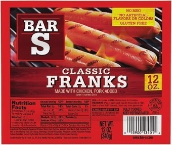 Kroger Bar-s hot dogs offer