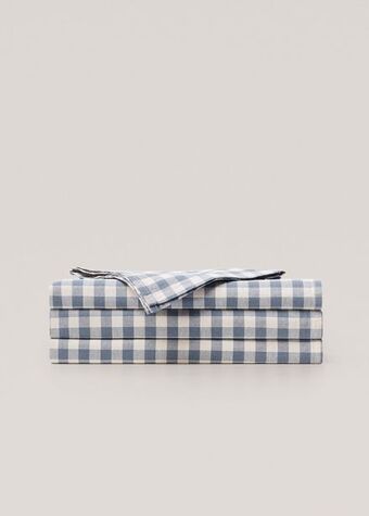 Mango Check cotton tablecloth 150x250cm offer