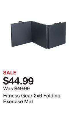Dick's Sporting Goods Fitness gear 2x6 folding exercise mat offer
