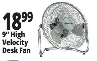 Ocean State Job Lot 9 high velocity desk fan offer