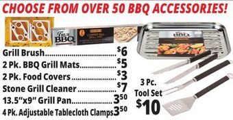 Ocean State Job Lot Choose from over 50 bbq accessories! offer