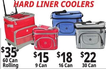Ocean State Job Lot Hard liner coolers offer
