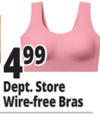 Ocean State Job Lot Dept. store wire-free bras offer