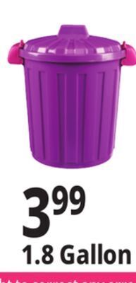 Ocean State Job Lot 1.8 gallon storage bins with lids offer