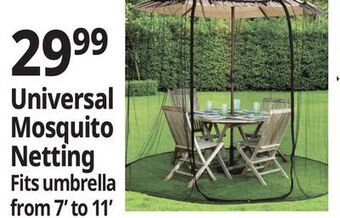 Ocean State Job Lot Universal mosquito netting offer
