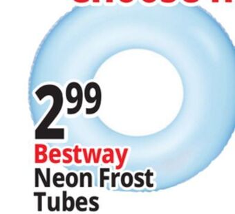 Ocean State Job Lot Bestway h2ogo! inflatable frosted neon swim ring offer