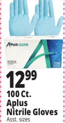 Ocean State Job Lot 100 ct. aplus nitrile gloves offer