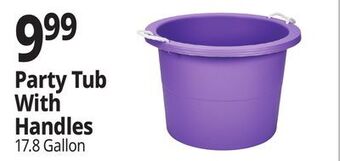 Ocean State Job Lot Party tub with handles offer