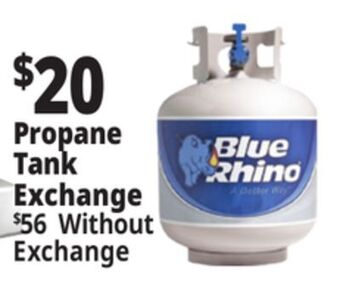 Ocean State Job Lot Propane tank exchange offer