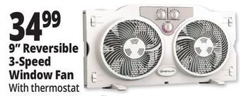 Ocean State Job Lot Penguin 9 twin window fan offer