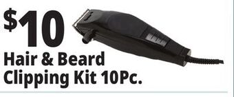 Ocean State Job Lot Vivitar hair & beard clipping kit, 10-piece offer