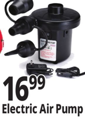 Ocean State Job Lot Intex quick-fill electric air pump offer