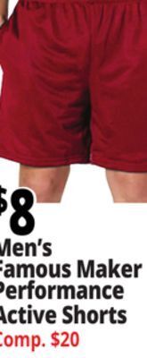 Ocean State Job Lot Men's famous maker performance active shorts offer