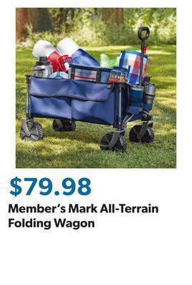Sam's Club Member's mark all-terrain folding wagon offer