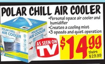 Ollie's Polar chill air cooler offer