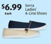 Aldi Serra Ladies' A-Line Shoes offer