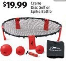 Aldi Crane Disc Golf or Spike Battle offer