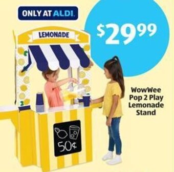 Aldi WowWee Pop 2 Play Lemonade Stand offer