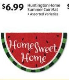 Aldi Huntington Home Summer Coir Mat offer
