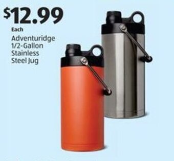 Aldi Adventuridge 1/2-Gallon Stainless Steel Jug offer