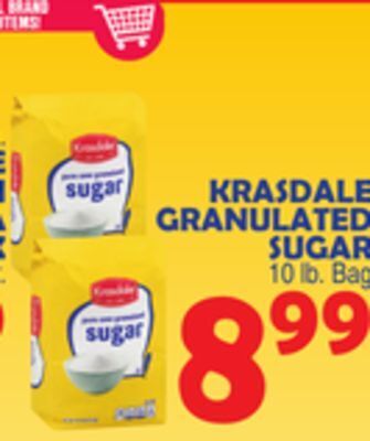 Bravo Supermarkets Krasdale granulated sugar offer