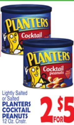 Bravo Supermarkets Planters cocktail peanuts offer