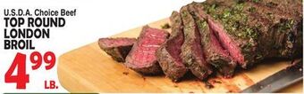 Bravo Supermarkets Top round london broil offer