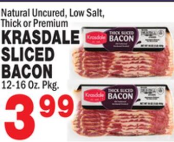Bravo Supermarkets Krasdale sliced bacon offer