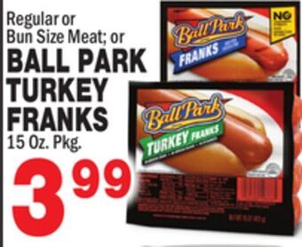 Bravo Supermarkets Ball park turkey franks offer