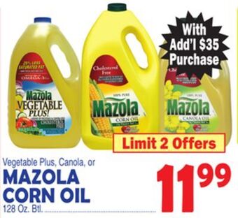 Bravo Supermarkets Mazola corn oil offer