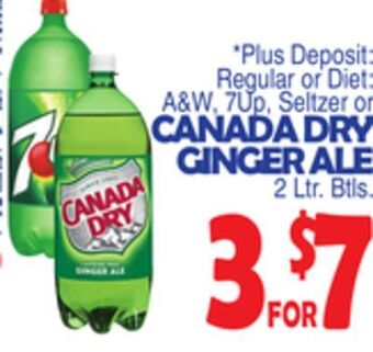 Bravo Supermarkets Canada dry ginger ale offer