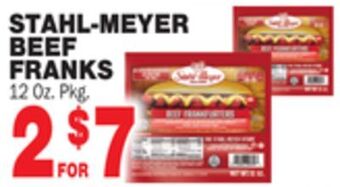 Bravo Supermarkets Stahl-meyer beef franks offer