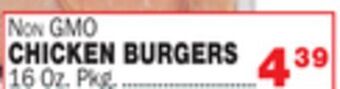 Bravo Supermarkets Chicken burgers offer